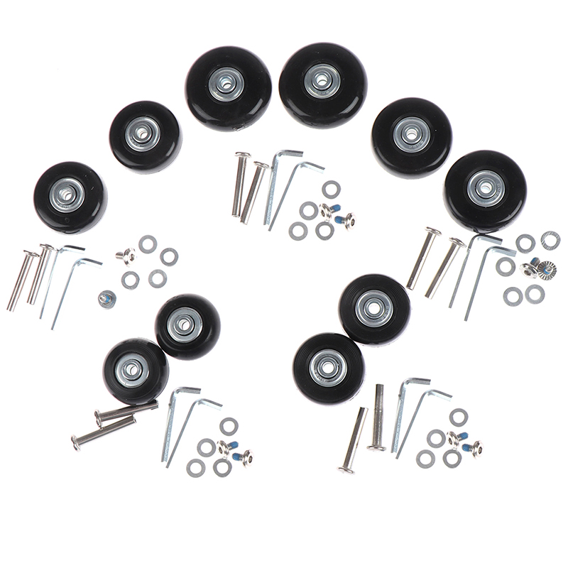 1 takım OD 40-54mm bavul parça - Silent Replacement Luggage Wheels incelemesi ve fiyatı
