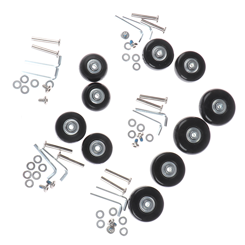 1 takım OD 40-54mm bavul parça - Silent Replacement Luggage Wheels incelemesi ve fiyatı
