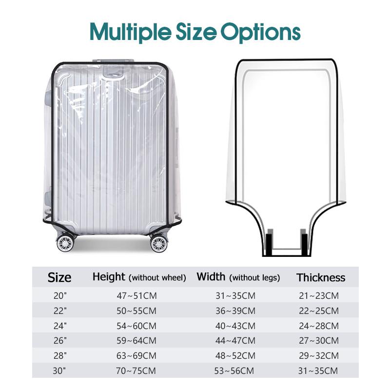Sıcak Fırsat Seyahat Şeffaf Ba - Luggage Protective Cover Transparent incelemesi ve fiyatı