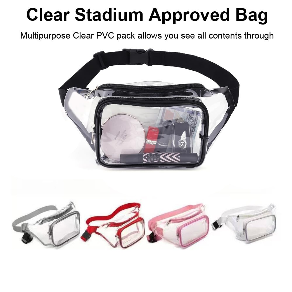 Şeffaf Bel Çantası PVC Çok Ren - Handbags incelemesi ve fiyatı