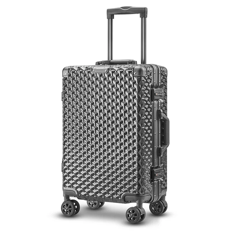 Yeni Seyahat bavul, şifre kutu - Aluminum Frame Carry On Luggage incelemesi ve fiyatı
