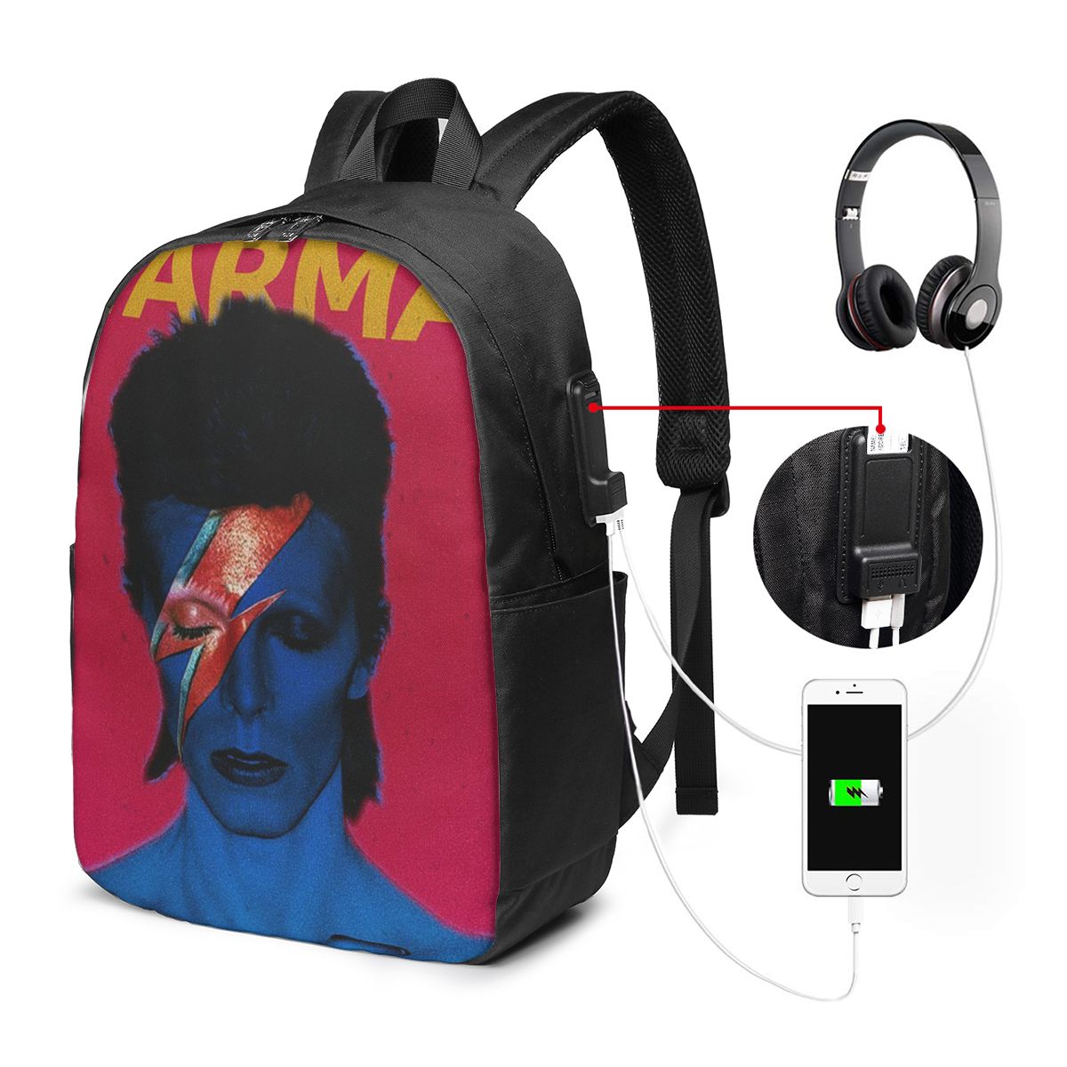 Davids Bowied Sırt Çantası Sey - Travel Bags incelemesi ve fiyatı