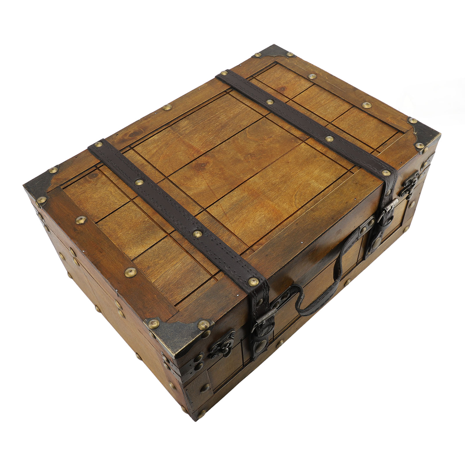 Retro Bavul Sentetik Ahşap Vin - Retro Vintage Trunk Suitcase incelemesi ve fiyatı