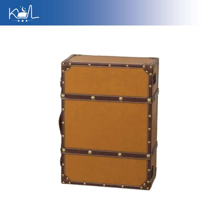 Vintage Turuncu Dekoratif Bavu - Retro Vintage Trunk Suitcase incelemesi ve fiyatı