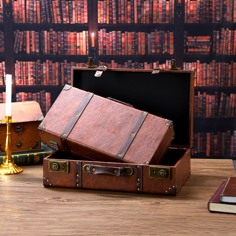 Vintage Ahşap Bavul Çok Amaçlı - Retro Vintage Trunk Suitcase incelemesi ve fiyatı
