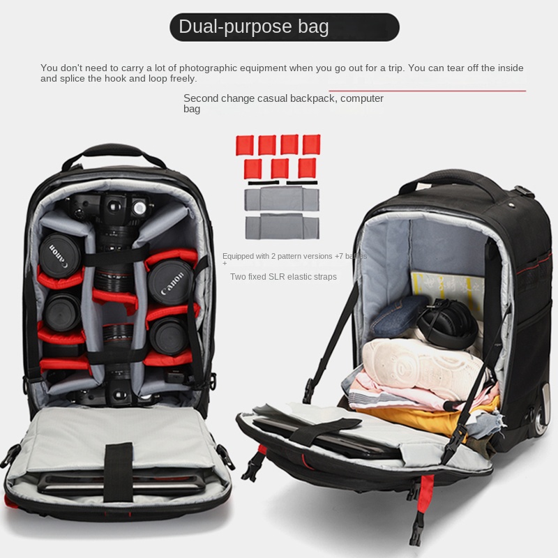 Profesyonel Kamera Çantası, Se - Foldable Rolling Luggage Bag incelemesi ve fiyatı